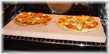 piedra, para el horno, 36,5 cm Santos Pizza Base para cocinar pizzas 